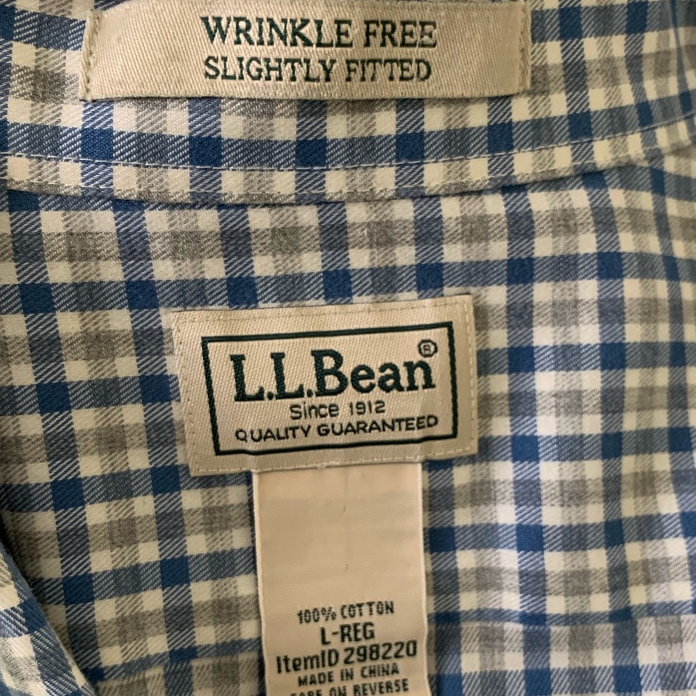 Checked L.L. Bean Button-Up 🍃 - Picture 4 of 4